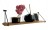 Półka do kuchni łazienki 80 cm loft dąb craft złoty.jpg